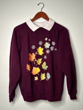 Morning Sun purple crewneck sweatshirt